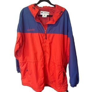 Columbia Sportswear Womens Size XL Jacket Long Hooded Red Polyester